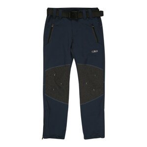 CMP Outdoorové nohavice  námornícka modrá / farby bahna / biela