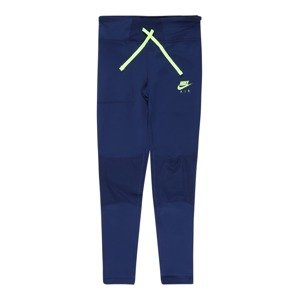 Nike Sportswear Nohavice  modrá / kiwi