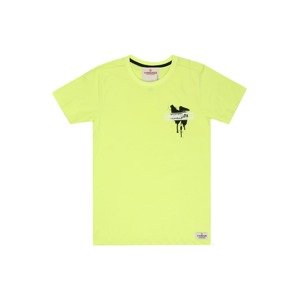 VINGINO Shirt 'Hulo'  neónovo žltá / čierna
