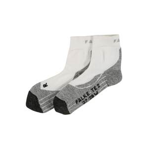 FALKE Športové ponožky  biela / sivá / čierna