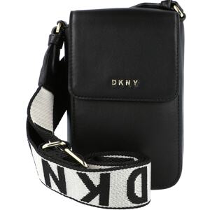 DKNY Taška cez rameno 'Winonna'  čierna / biela