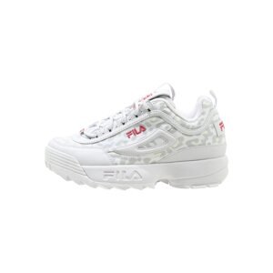 FILA Sneaker 'Disruptor N'  biela / ohnivo červená / svetlosivá