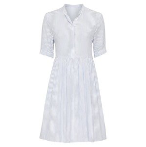 Soft Rebels Košeľové šaty 'Allysia'  dymovo modrá / biela