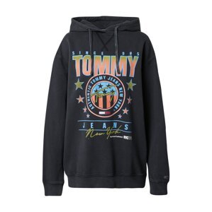 Tommy Jeans Mikina  čierna / zmiešané farby