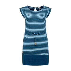Ragwear Plus Kleid 'SOHO'  námornícka modrá / biela