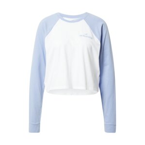 HOLLISTER Shirt  biela / kráľovská modrá