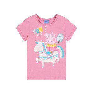 Peppa Pig Tričko  ružová / biela / svetloružová / nebesky modrá / žltá