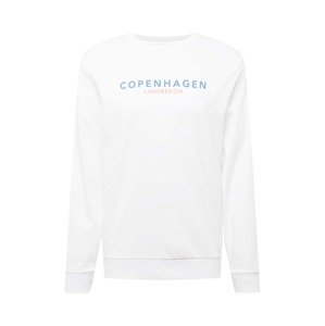 Lindbergh Mikina 'Copenhagen'  biela / koralová / svetlomodrá