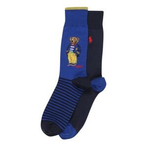 Polo Ralph Lauren Ponožky  modrá / žltá / hnedá / biela / červená