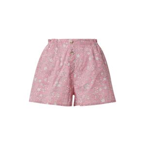 ETAM Pyžamové nohavice 'LILIE'  ružová / biela