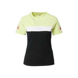 ELLESSE Funkčné tričko 'Becaert'  čierna / pastelovo žltá / biela / oranžová / pastelovo červená