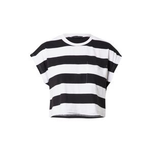 Trendyol T-Shirt  čierna / biela