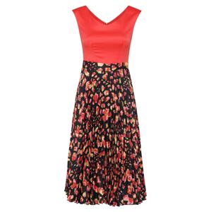 Closet London Kokteilové šaty  svetločervená / čierna / tmavofialová / ružová / trstinová