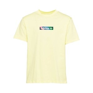 ADIDAS ORIGINALS Tričko 'Summer Box Line'  citrónová žltá / zmiešané farby