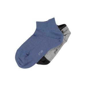 FALKE Ponožky 'Ocean Journey'  modrosivá / antracitová / sivá melírovaná