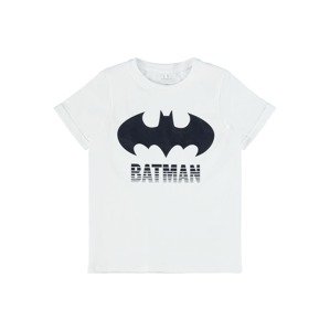 NAME IT Tričko 'Batman'  biela / čierna