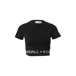 KENDALL + KYLIE Shirt  čierna / biela