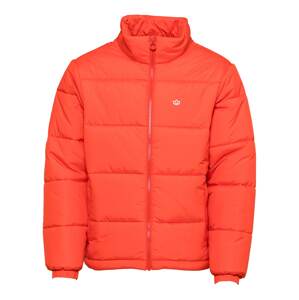 ADIDAS ORIGINALS Zimná bunda  oranžovo červená / biela