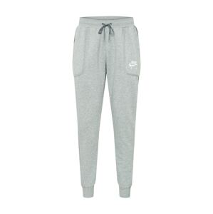 Nike Sportswear Nohavice  svetlosivá / tmavosivá / biela