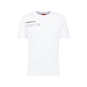 HUGO T-Shirt 'Daice'  biela / tmavomodrá