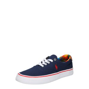 Polo Ralph Lauren Sneaker 'THORTON'  námornícka modrá / ohnivo červená / žltohnedá