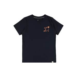 Jack & Jones Junior Tričko 'VIBES'  ultramarínová / marhuľová