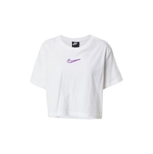 Nike Sportswear Tričko  biela / modrá / ružová