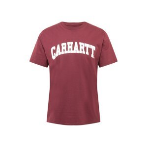 Carhartt WIP Tričko 'University'  biela / vínovo červená
