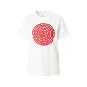 ADIDAS PERFORMANCE Funkčné tričko 'Marimekko'  červená / biela