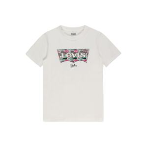 LEVI'S Shirt  biela / neónovo ružová / nefritová / svetlomodrá