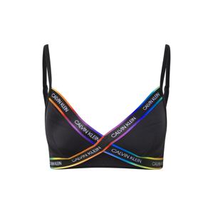 Calvin Klein Swimwear Bikinový top  čierna / zmiešané farby