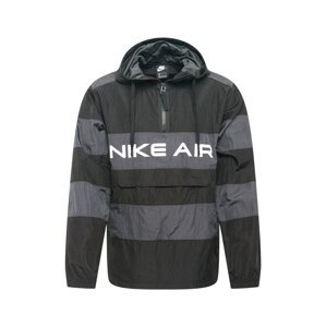 Nike Sportswear Prechodná bunda 'Air Unlined'  sivá / čierna