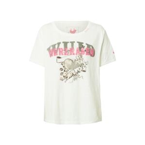 LIEBLINGSSTÜCK Shirt 'Cila'  ružová / biela / sivobéžová