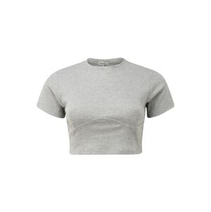 Public Desire Curve Tričko  sivá melírovaná / čierna / biela
