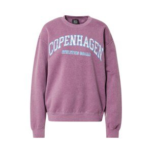 BDG Urban Outfitters Mikina 'COPENHAGEN'  fialová / biela / modrá