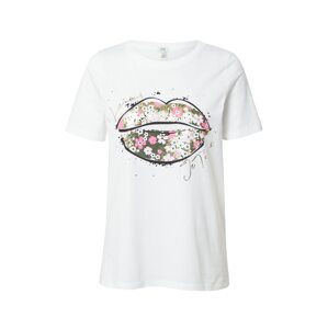 River Island T-Shirt  biela / ružová / zelená / zlatá