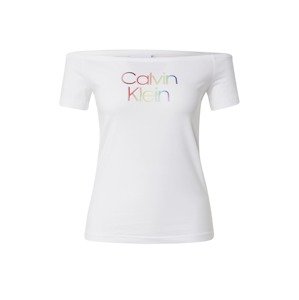 Calvin Klein Tričko  biela / zmiešané farby