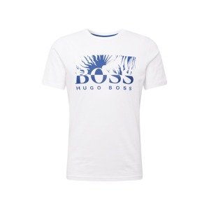 BOSS Casual Shirt  kráľovská modrá / šedobiela