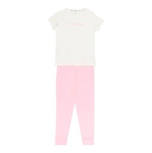 Calvin Klein Underwear Pyžamo  biela / ružová