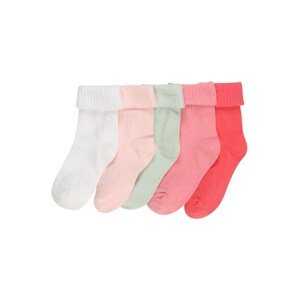 OVS Ponožky  biela / ružová / mätová / pitaya