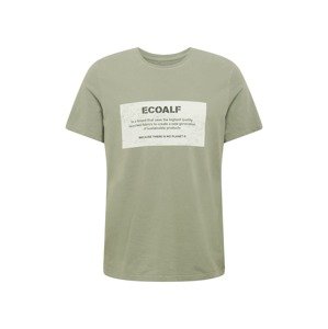 ECOALF Tričko 'NEW NATAL'  svetlozelená / prírodná biela