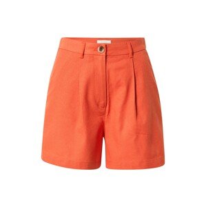 VILA Plisované nohavice 'Alina'  oranžová