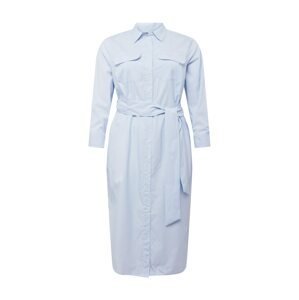 Lauren Ralph Lauren Košeľové šaty  biela / dymovo modrá
