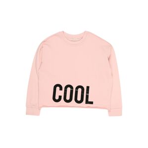 OVS Sweatshirt  ružová / čierna