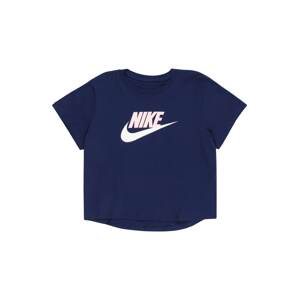 Nike Sportswear Tričko  námornícka modrá / ružová / biela