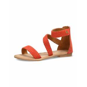 MEXX Remienkové sandále 'EDA'  oranžovo červená