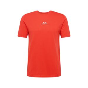 OAKLEY Funkčné tričko 'BARK'  oranžovo červená / biela