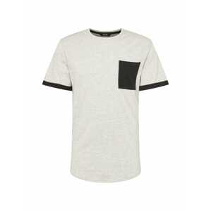 Only & Sons T-Shirt 'MATT'  sivá melírovaná / čierna