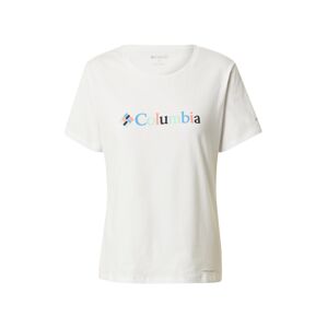 COLUMBIA Funkčné tričko 'Alpine Way Screen'  biela / zmiešané farby