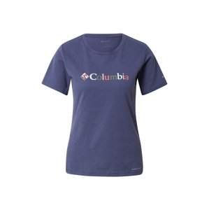COLUMBIA Funkčné tričko 'Alpine Way Screen'  tmavomodrá / zmiešané farby